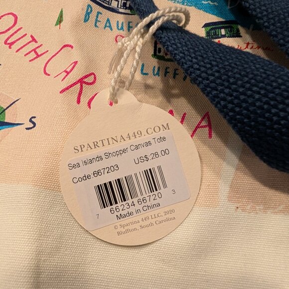 Lot of Spartina 449 Florida notebooks and Sea Islands tote - Picture 4 of 5